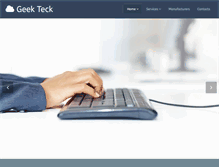 Tablet Screenshot of geek-teck.com